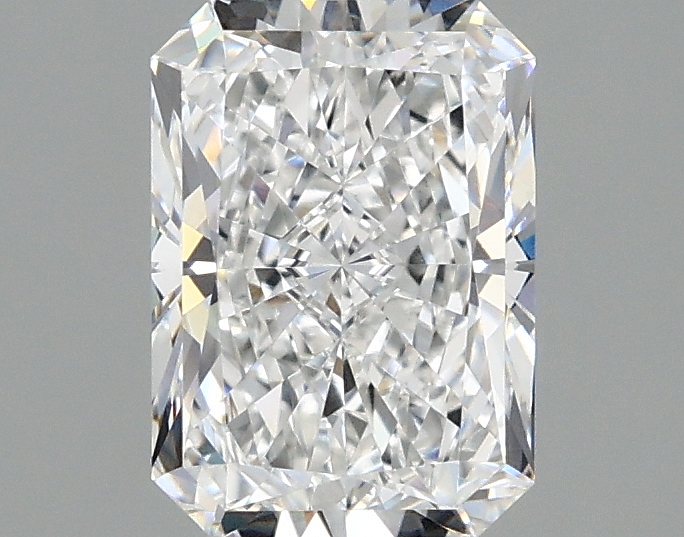 1.55 carat Radiant lab-grown diamond