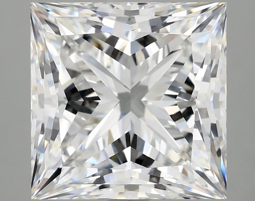 5.09 carat Princess lab-grown diamond
