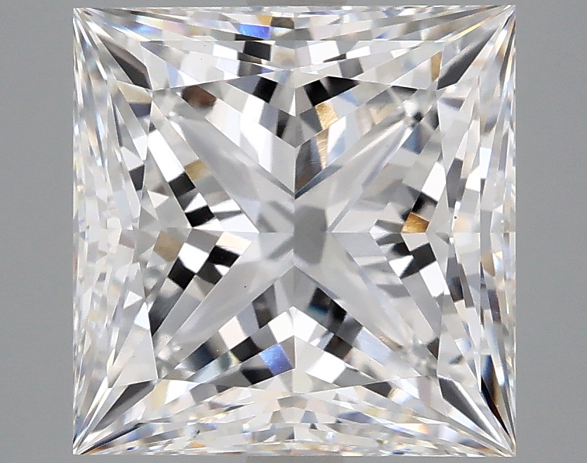 4.91 carat Princess lab-grown diamond