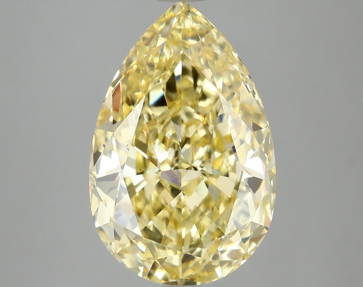 6.35 carat Pear lab-grown diamond