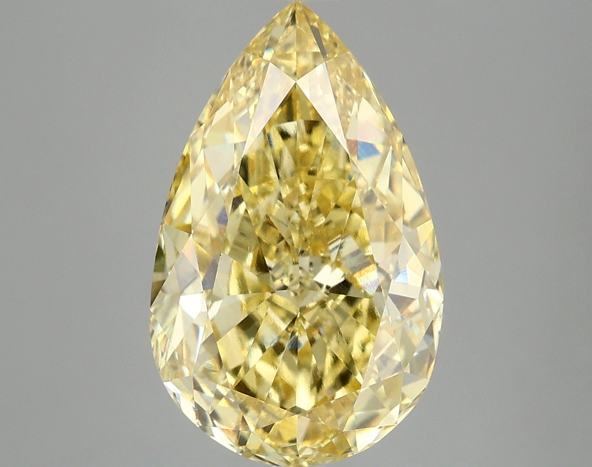 5.10 carat Pear lab-grown diamond