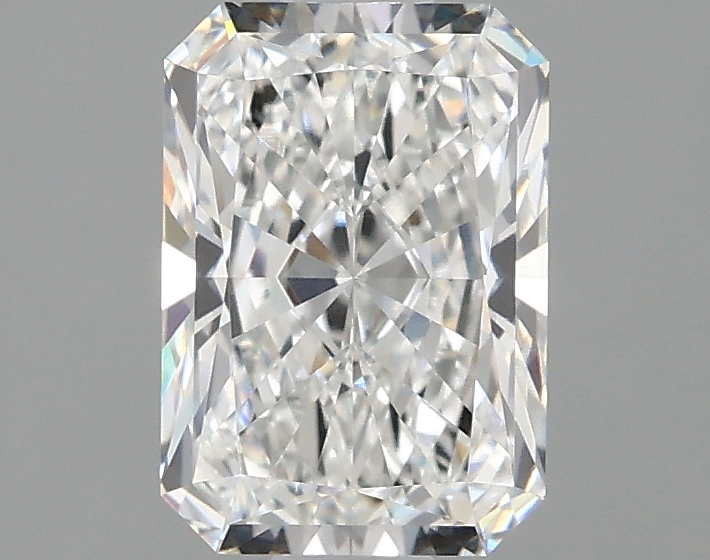 1.58 carat Radiant lab-grown diamond