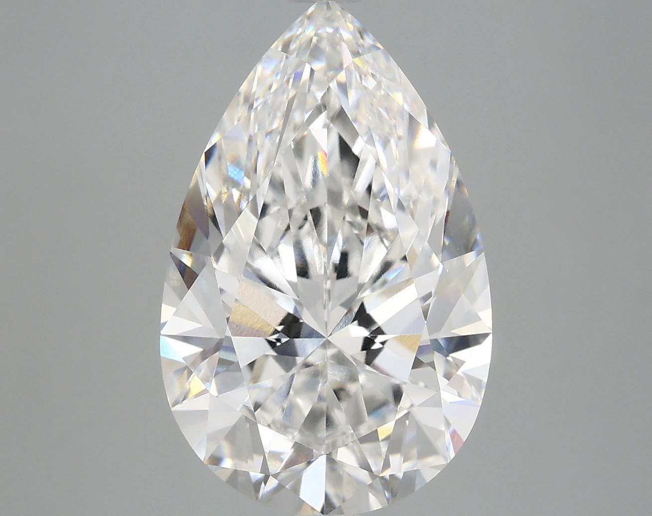 5.84 carat Pear lab-grown diamond