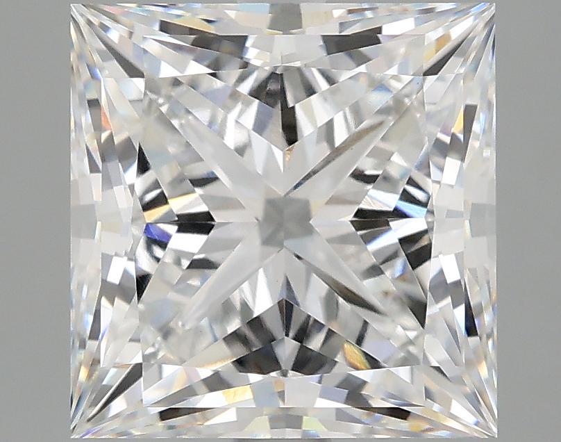 4.87 carat Princess lab-grown diamond