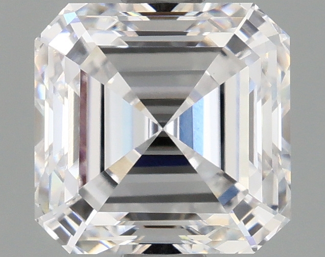 1.55 carat Asscher lab-grown diamond