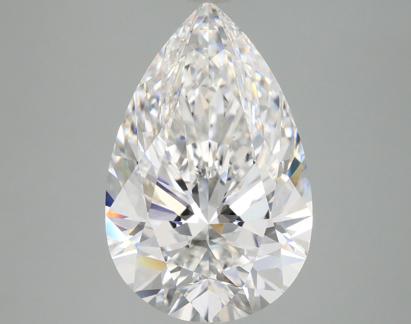 5.76 carat Pear lab-grown diamond