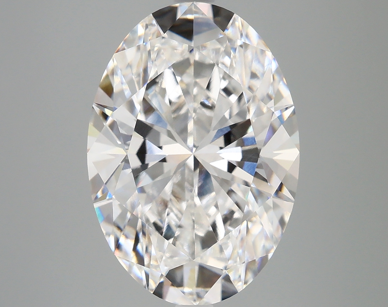 6.75 carat Oval lab-grown diamond