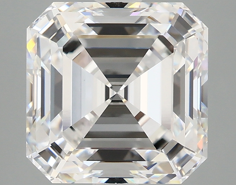 4.09 carat Asscher lab-grown diamond
