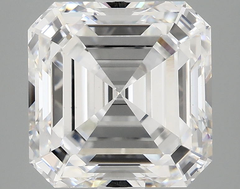 4.09 carat Asscher lab-grown diamond