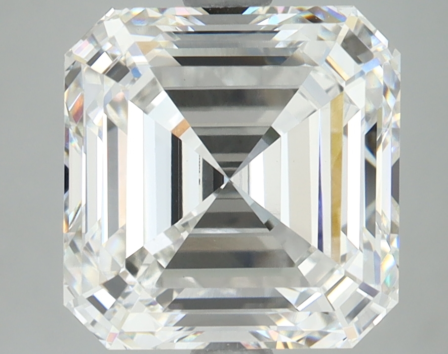 5.05 carat Asscher lab-grown diamond
