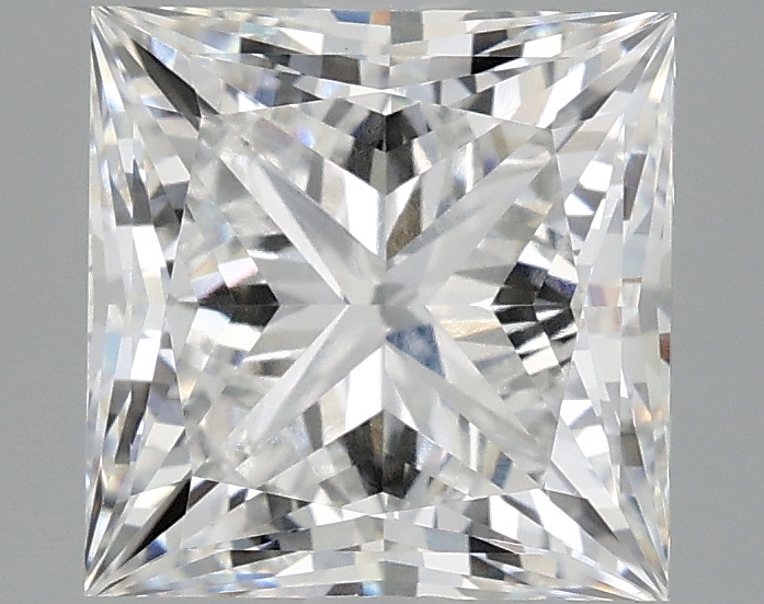 3.08 carat Princess lab-grown diamond