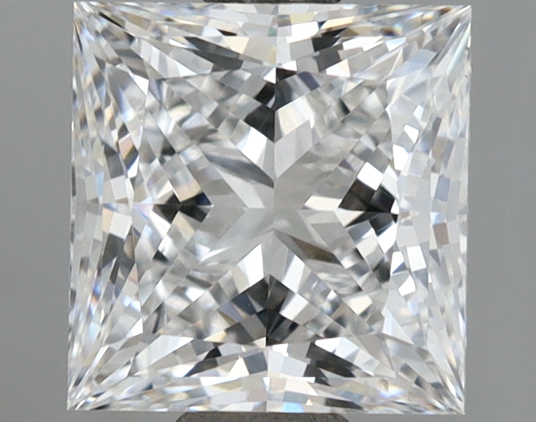1.58 carat Princess lab-grown diamond