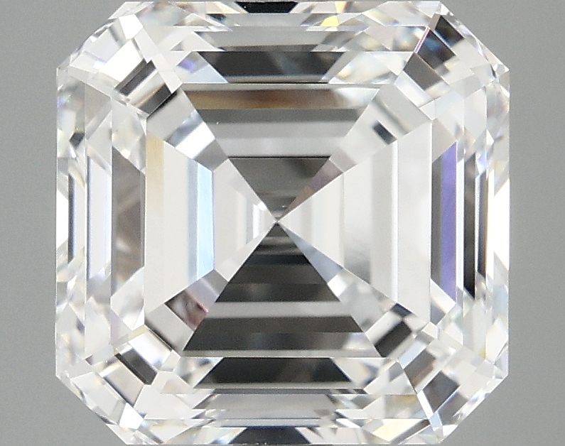 5.06 carat Asscher lab-grown diamond