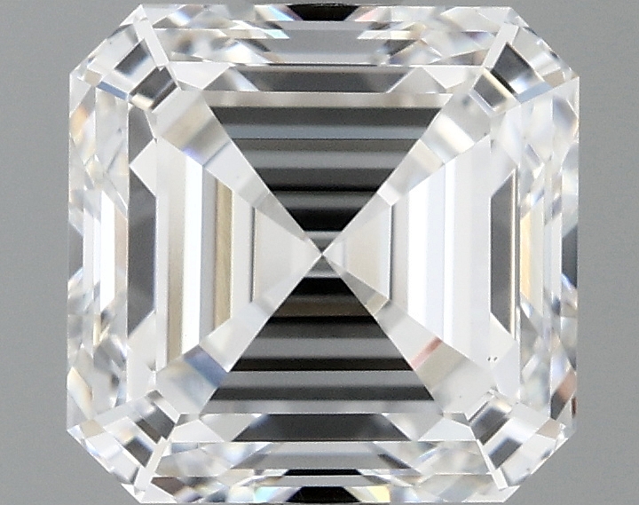 1.56 carat Asscher lab-grown diamond