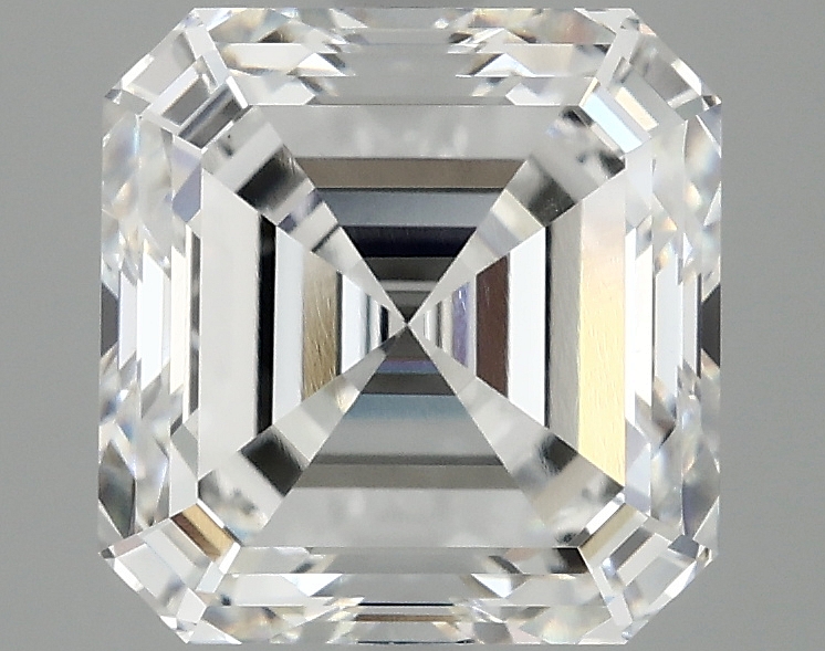 3.83 carat Asscher lab-grown diamond