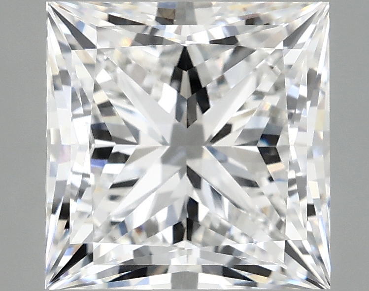 3.97 carat Princess lab-grown diamond