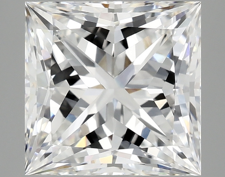 3.98 carat Princess lab-grown diamond