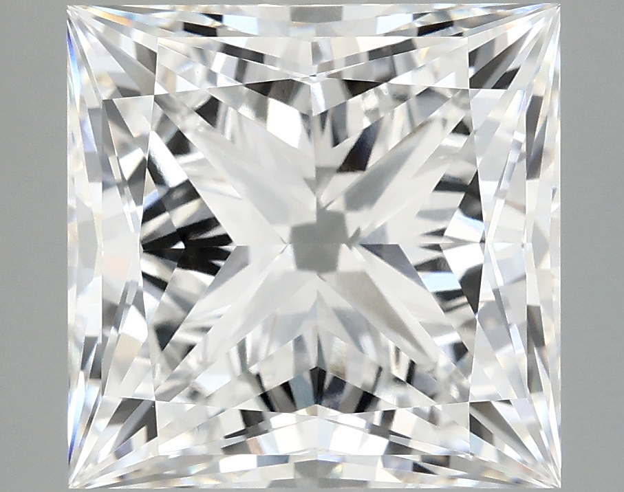 7.03 carat Princess lab-grown diamond