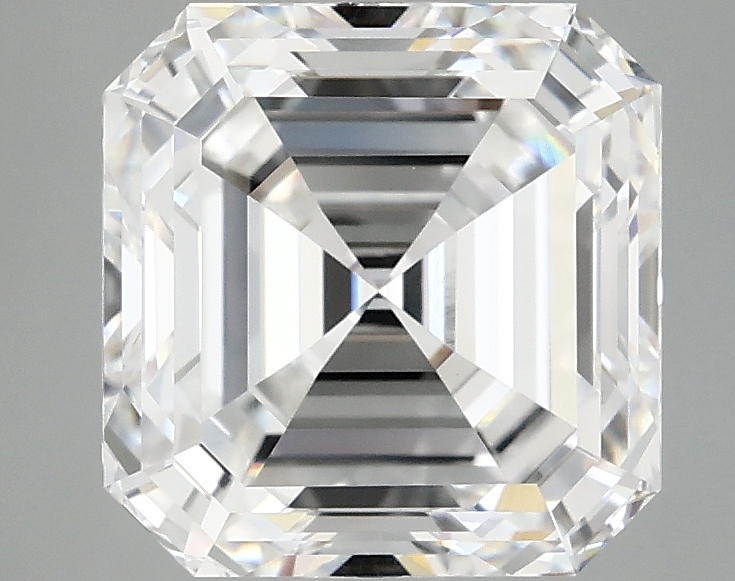 3.58 carat Asscher lab-grown diamond