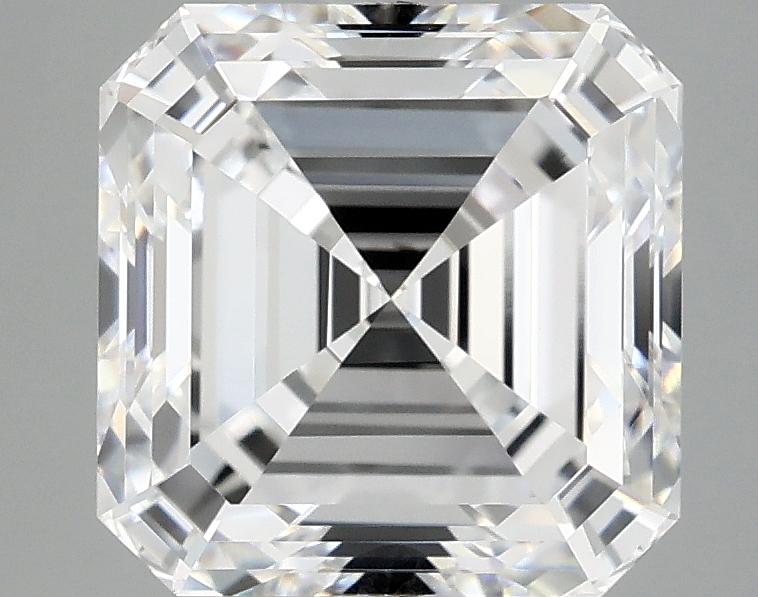 3.92 carat Asscher lab-grown diamond