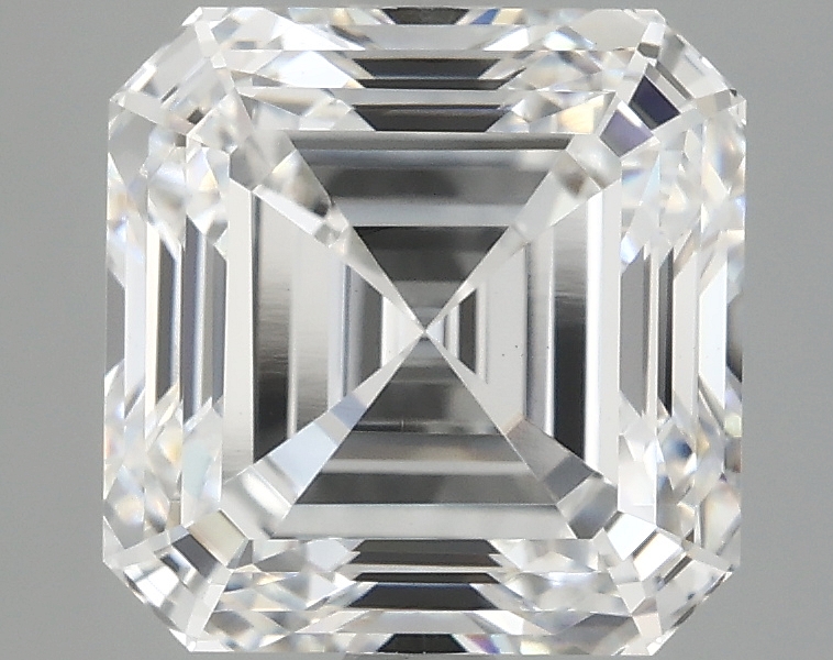 3.92 carat Asscher lab-grown diamond