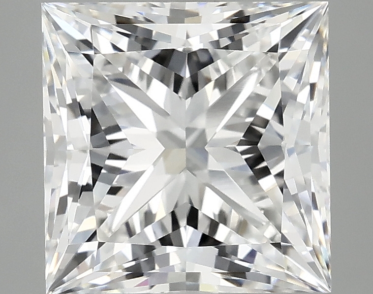 4.31 carat Princess lab-grown diamond