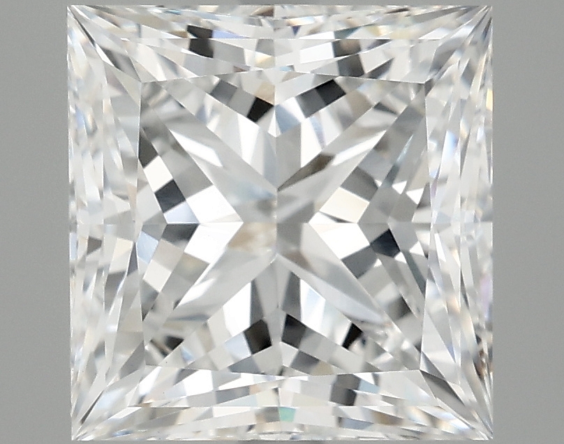 4.45 carat Princess lab-grown diamond
