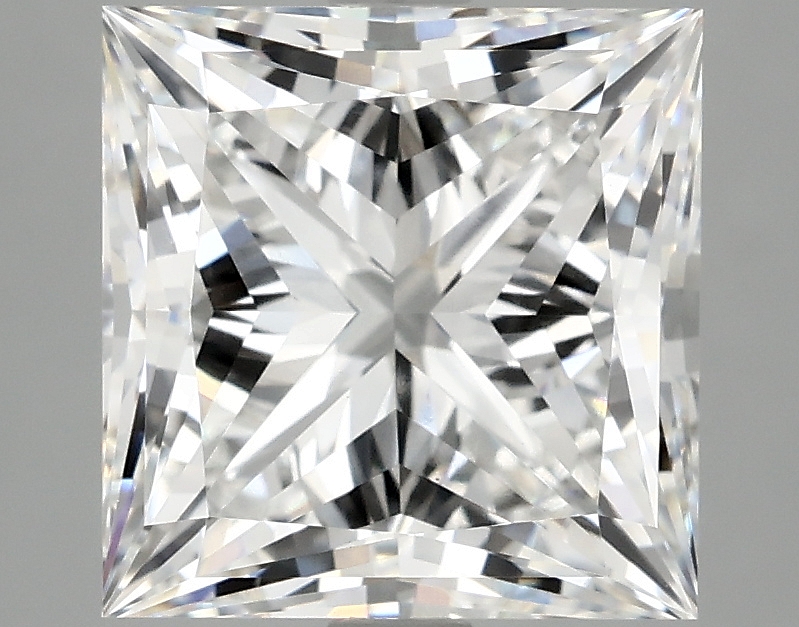 4.59 carat Princess lab-grown diamond