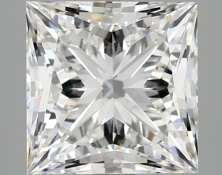 4.34 carat Princess lab-grown diamond