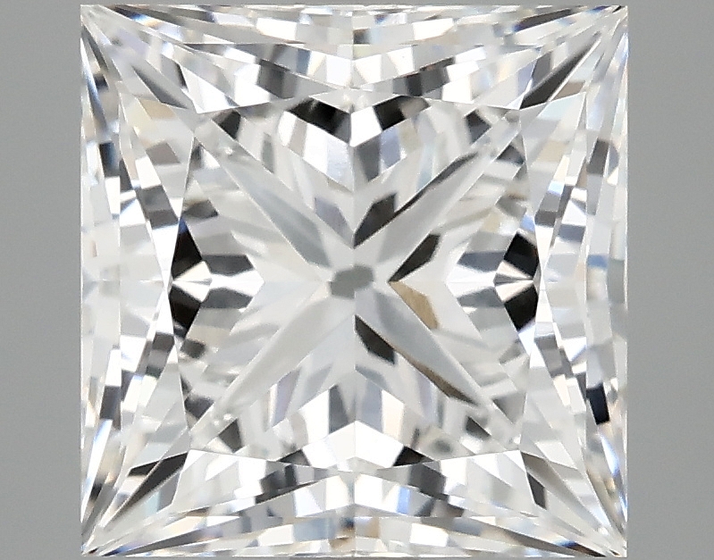 4.46 carat Princess lab-grown diamond