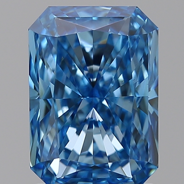 1.58 carat Radiant lab-grown diamond