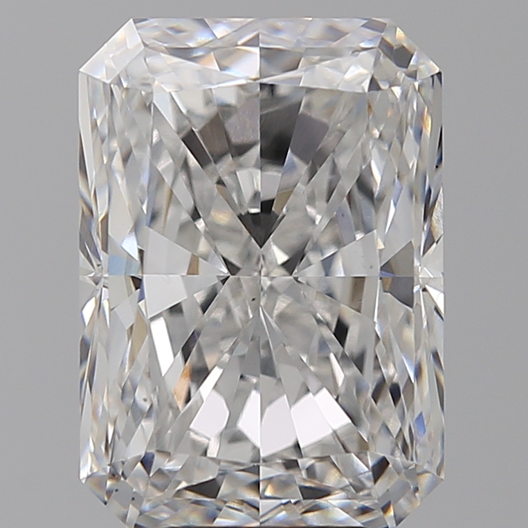 7.28 carat Radiant lab-grown diamond