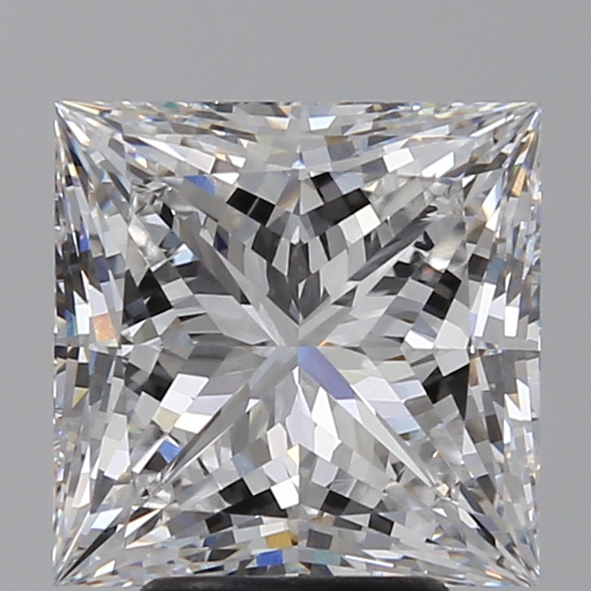 4.55 carat Princess lab-grown diamond