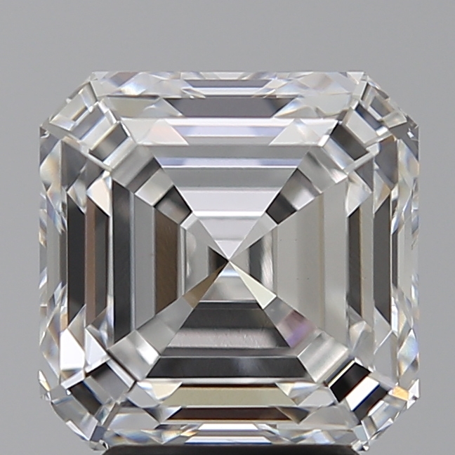 4.07 carat Asscher lab-grown diamond
